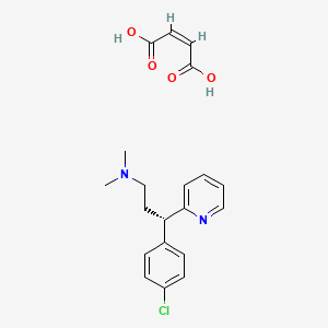 Chemical structure of Chlorpheniramine Maleate