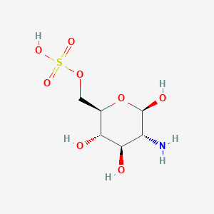 Chemical structure of Glucosamine 6-sulfate