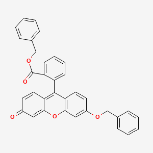 Chemical structure of Dibenzylfluorescein