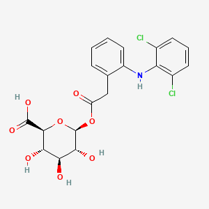 Chemical structure of Diclofenac glucuronide