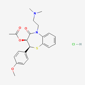 Chemical structure of Diltiazem Hydrochloride