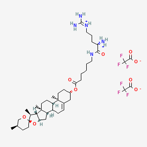 Chemical structure of Dios-Arg (trifluoroacetate salt)
