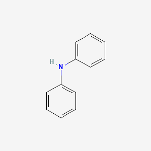 Chemical structure of Diphenylamine