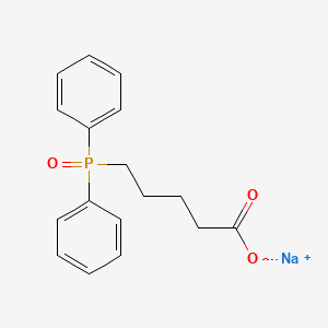 Chemical structure of Diphenylphosphine Acid