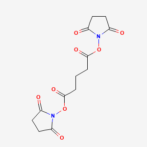 Chemical structure of Disuccinimidyl Glutarate