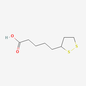 Chemical structure of DL-α-Lipoic Acid