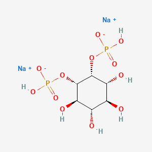 Chemical structure of D-myo-Inositol-1,2-diphosphate (sodium salt)