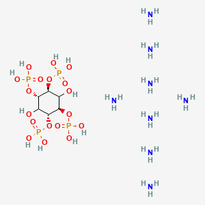 Chemical structure of D-myo-Inositol-1,3,4,6-tetraphosphate (ammonium salt)