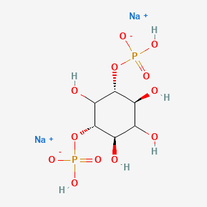 Chemical structure of D-myo-Inositol-1,3-diphosphate (sodium salt)