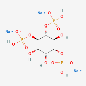 Chemical structure of D-myo-Inositol-1,4,5-triphosphate (sodium salt)