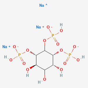 Chemical structure of D-myo-Inositol-1,5,6-triphosphate (sodium salt)