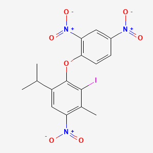Chemical structure of DNP-INT