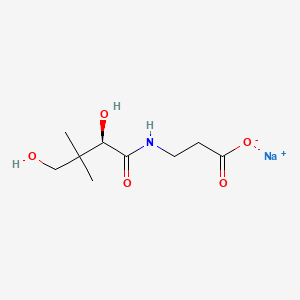 Chemical structure of Sodium Pantothenate