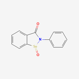 Chemical structure of Ebselen Oxide