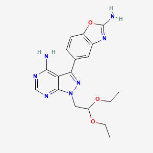 Chemical structure of eCF309