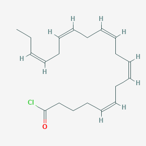 Chemical structure of Eicosapentaenoyl Chloride