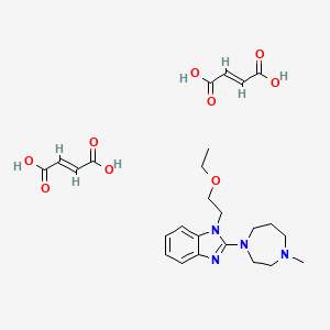 Chemical structure of Emedastine (fumarate)