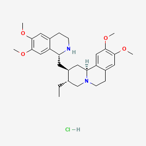 Chemical structure of Emetine (hydrochloride)