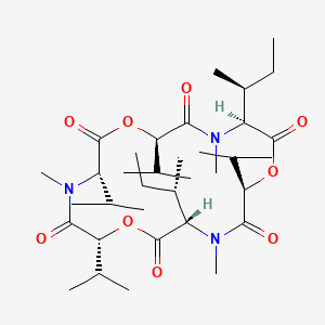 Chemical structure of Enniatin A1