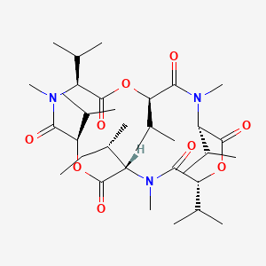 Chemical structure of Enniatin B1