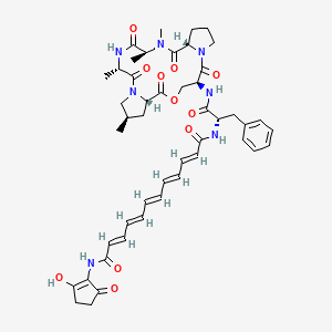 Chemical structure of Enopeptin A
