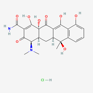 Chemical structure of Epitetracycline hydrochloride