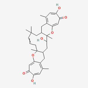 Chemical structure of Eupenifeldin