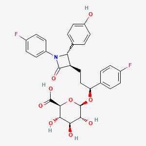Chemical structure of Ezetimibe Hydroxy Glucuronide