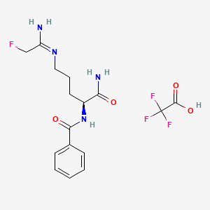 Chemical structure of F-Amidine (trifluoroacetate salt)