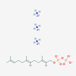 Chemical structure of trans,trans-Farnesyl pyrophosphate ammonium salt