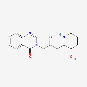 Chemical structure of Febrifugine
