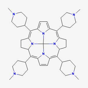 Chemical structure of FeTMPyP