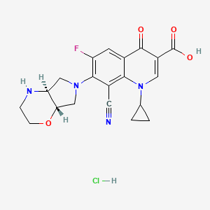 Chemical structure of Finafloxacin hydrochloride