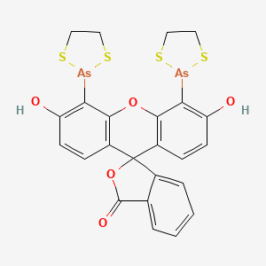 Chemical structure of FlAsH-EDT2