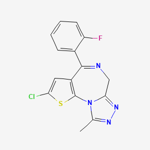 Chemical structure of Fluclotizolam