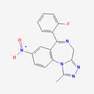 Chemical structure of Flunitrazolam