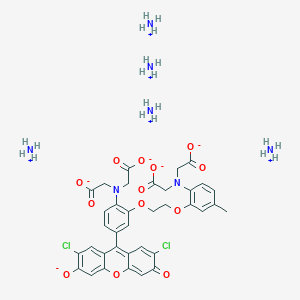 Chemical structure of Fluo-3 (ammonium salt)