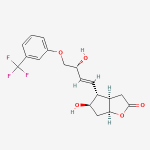 Chemical structure of Fluprostenol Lactone Diol