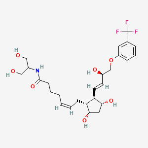 Chemical structure of Fluprostenol serinol amide