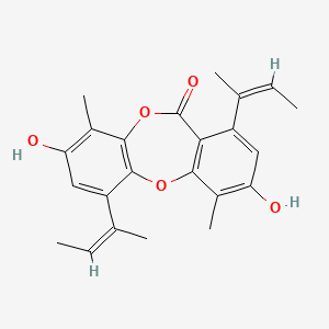 Chemical structure of Folipastatin