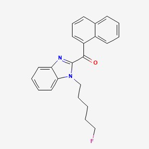 Chemical structure of FUBIMINA