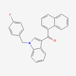 Chemical structure of FUB-JWH 018