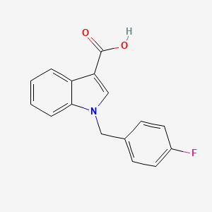 Chemical structure of FUB-PB-22 3-carboxyindole metabolite