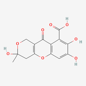 Chemical structure of Fulvic Acid