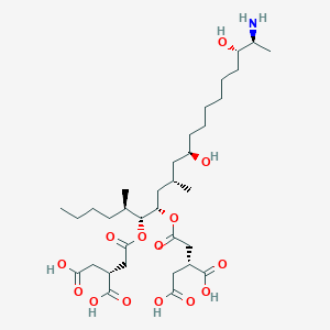 Chemical structure of Fumonisin B3