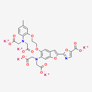 Chemical structure of Fura-2 (potassium salt)