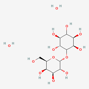 Chemical structure of Galactinol (hydrate)