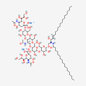 Chemical structure of Ganglioside GD1a mixture (sodium salt)