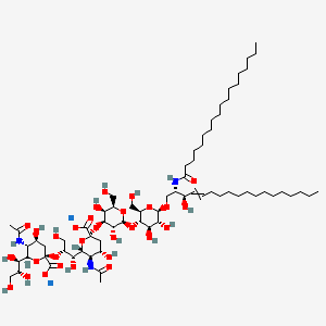 Chemical structure of Ganglioside GD3 Mixture (sodium salt)