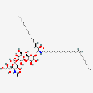 Chemical structure of Ganglioside GM3 Mixture (sodium salt)